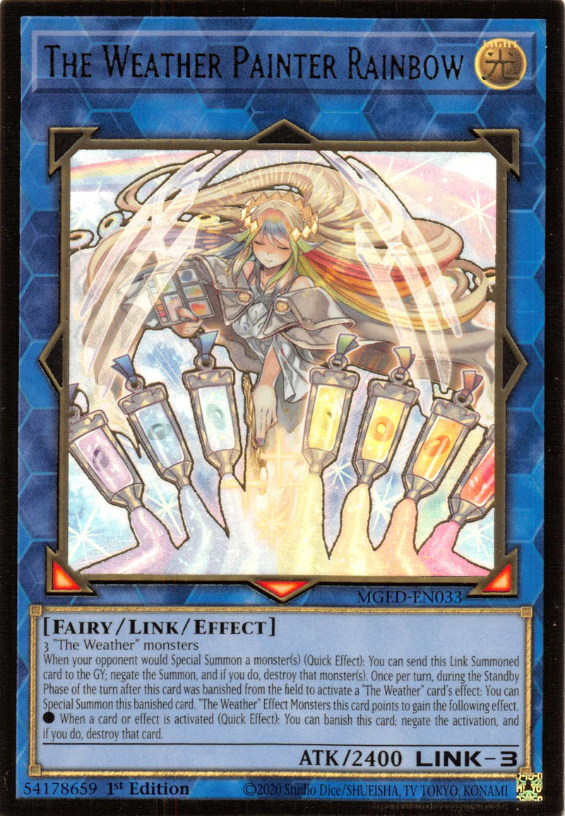 The Weather Painter Rainbow [MGED-EN033] Gold Rare - tcgcollectibles