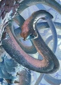 Koma, Cosmos Serpent 1 Art Card [Kaldheim: Art Series] - tcgcollectibles