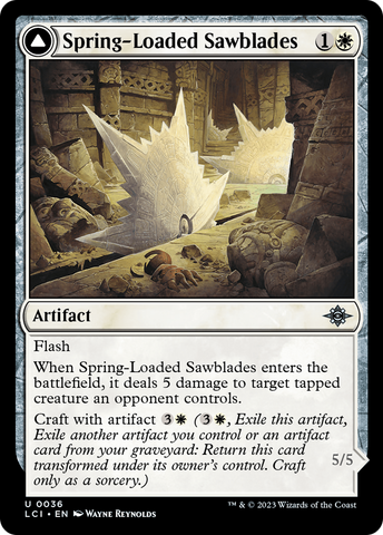 Spring-Loaded Sawblades // Bladewheel Chariot [The Lost Caverns of Ixalan] - tcgcollectibles