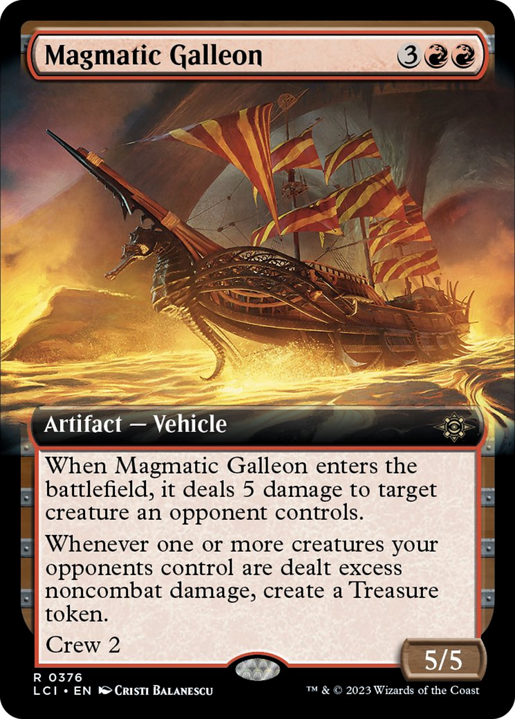 Magmatic Galleon (Extended Art) [The Lost Caverns of Ixalan] - tcgcollectibles