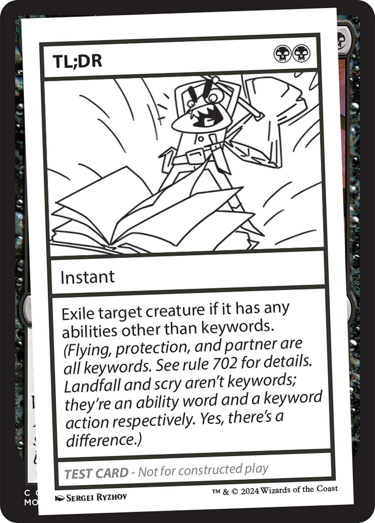 TL;DR [Mystery Booster 2 Playtest Cards]