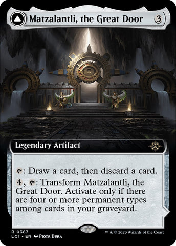 Matzalantli, the Great Door // The Core (Extended Art) [The Lost Caverns of Ixalan] - tcgcollectibles