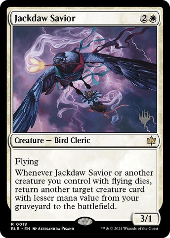 Jackdaw Savior (Promo Pack) [Bloomburrow Promos] - tcgcollectibles