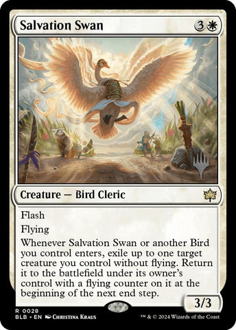 Salvation Swan (Promo Pack) [Bloomburrow Promos] - tcgcollectibles
