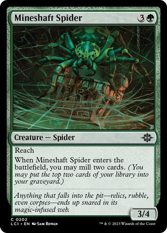 Mineshaft Spider [The Lost Caverns of Ixalan] - tcgcollectibles