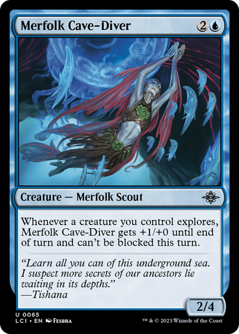 Merfolk Cave-Diver [The Lost Caverns of Ixalan] - tcgcollectibles