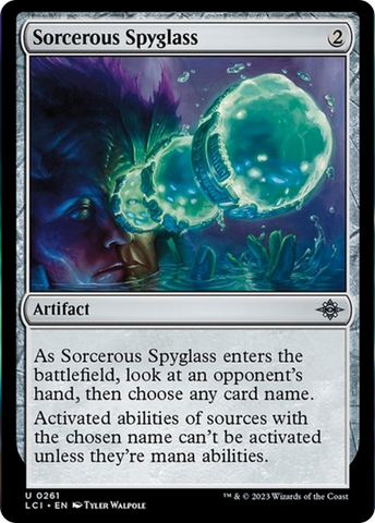 Sorcerous Spyglass [The Lost Caverns of Ixalan] - tcgcollectibles