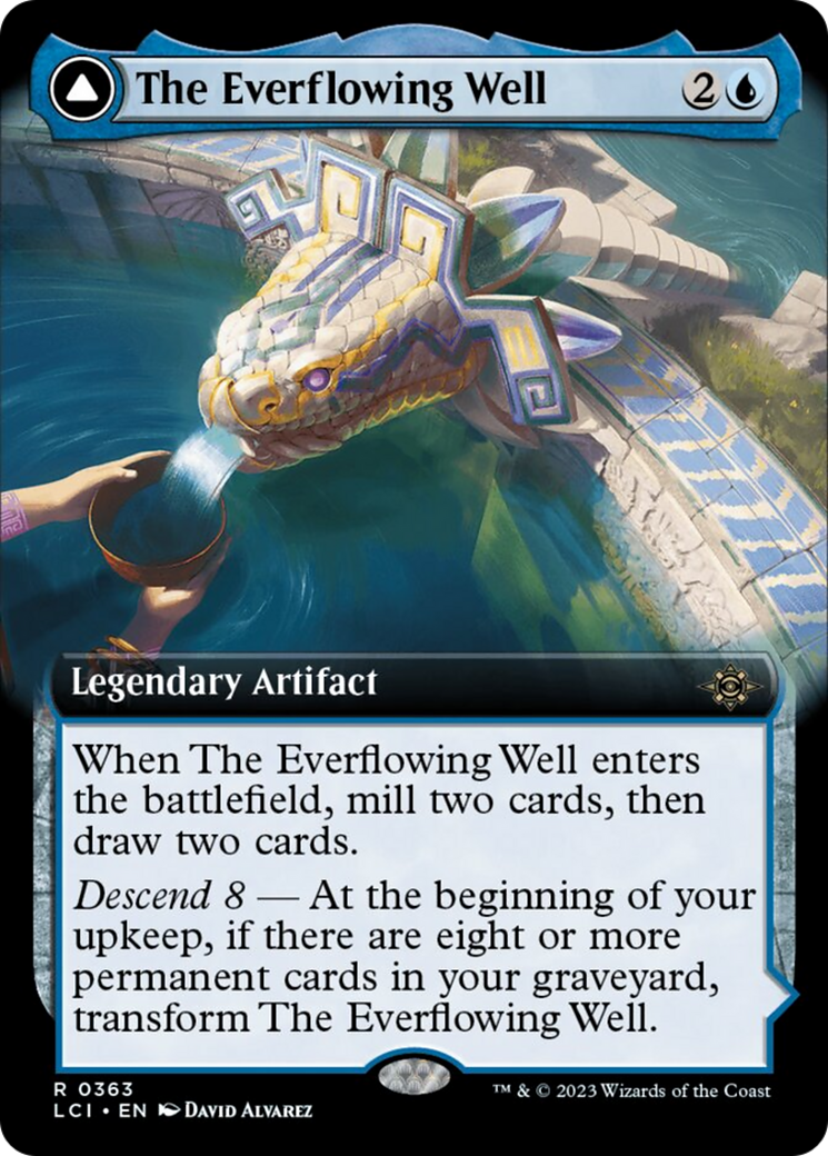 The Everflowing Well // The Myriad Pools (Extended Art) [The Lost Caverns of Ixalan] - tcgcollectibles