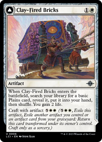 Clay-Fired Bricks // Cosmium Kiln [The Lost Caverns of Ixalan] - tcgcollectibles