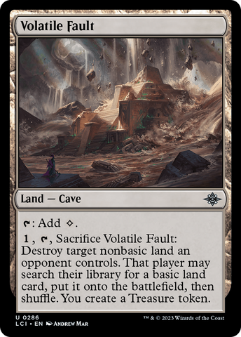 Volatile Fault [The Lost Caverns of Ixalan] - tcgcollectibles