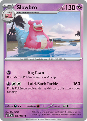 Slowbro (080/165) [Scarlet & Violet: 151]