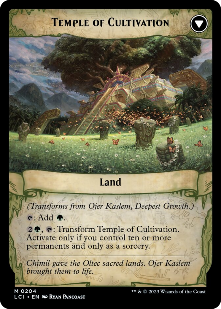 Ojer Kaslem, Deepest Growth // Temple of Cultivation [The Lost Caverns of Ixalan] - tcgcollectibles