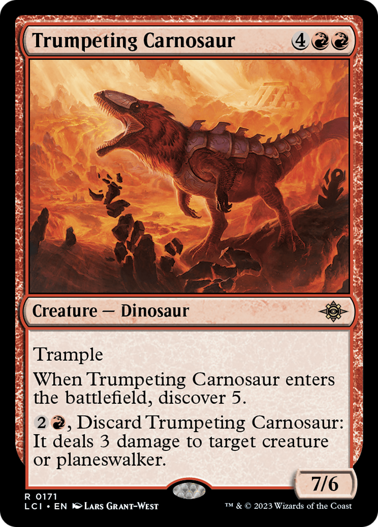 Trumpeting Carnosaur [The Lost Caverns of Ixalan] - tcgcollectibles