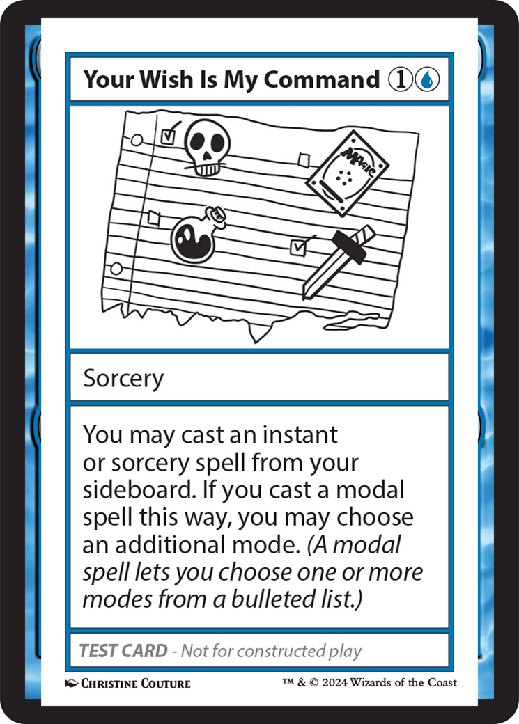 Your Wish Is My Command [Mystery Booster 2 Playtest Cards]