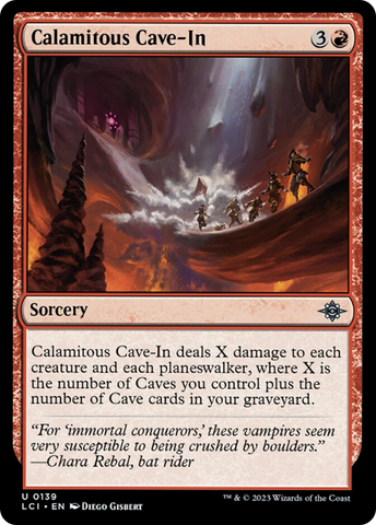 Calamitous Cave-In [The Lost Caverns of Ixalan] - tcgcollectibles