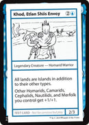 Khod, Etlan Shiis Envoy (2021 Edition) [Mystery Booster Playtest Cards]
