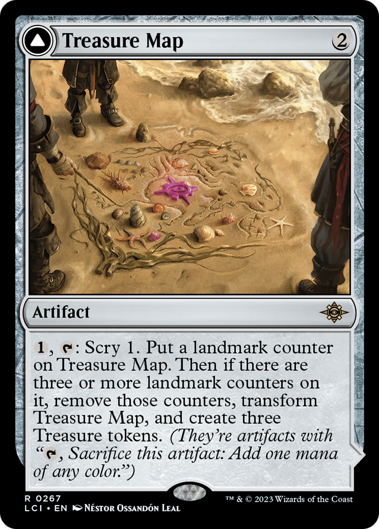 Treasure Map // Treasure Cove [The Lost Caverns of Ixalan] - tcgcollectibles