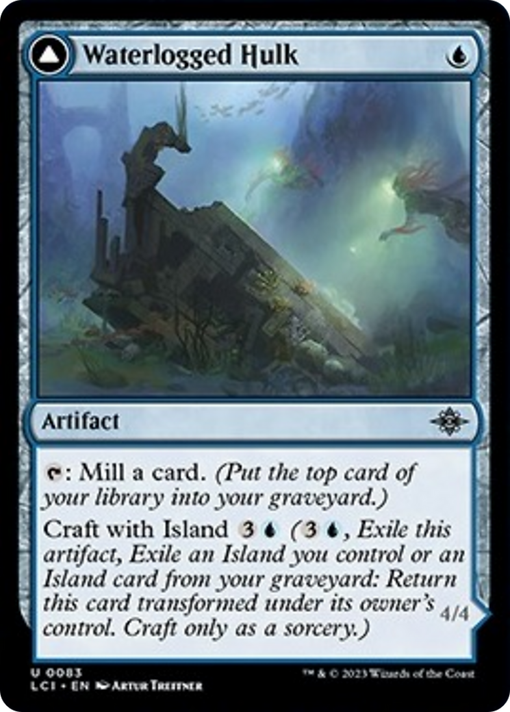 Waterlogged Hulk // Watertight Gondola [The Lost Caverns of Ixalan] - tcgcollectibles