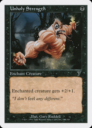 Unholy Strength [Seventh Edition] - tcgcollectibles