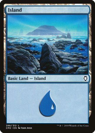 Island (288) [Commander Anthology Volume II] - tcgcollectibles