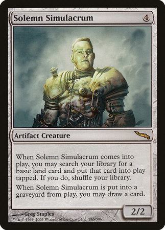 Solemn Simulacrum [Mirrodin] - tcgcollectibles