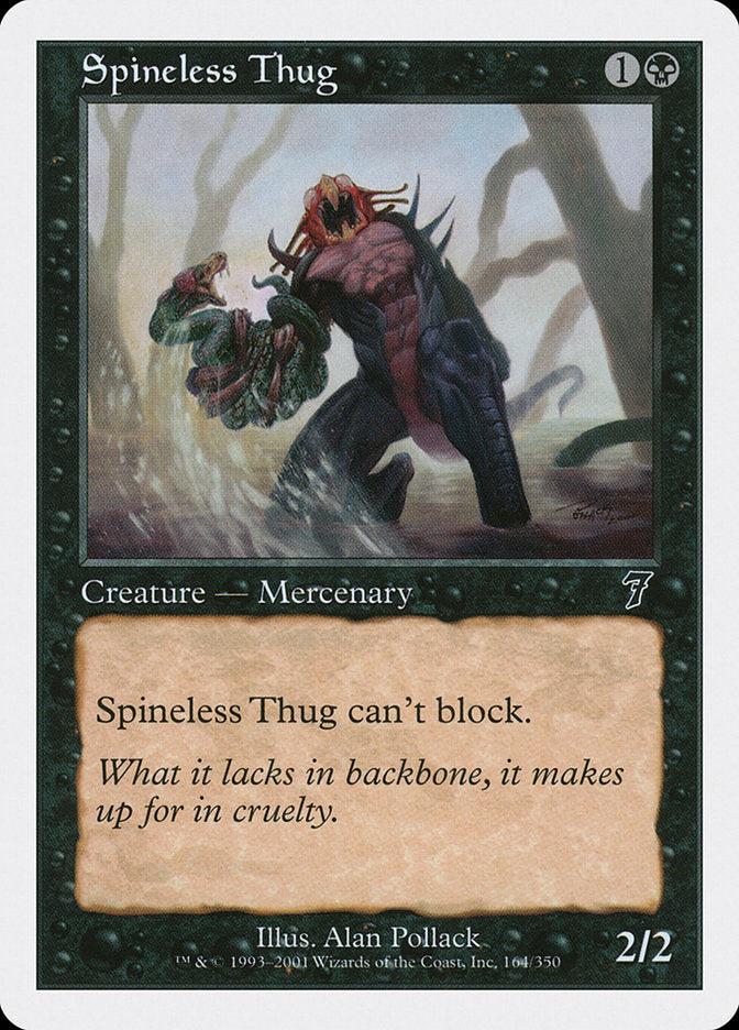 Spineless Thug [Seventh Edition] - tcgcollectibles