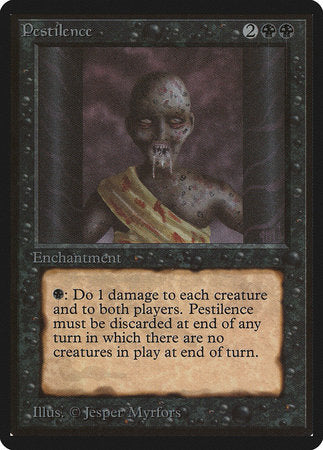 Pestilence [Limited Edition Beta] - tcgcollectibles