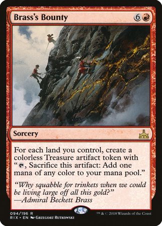 Brass's Bounty [Rivals of Ixalan] - tcgcollectibles