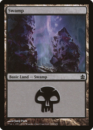 Swamp (308) [Commander 2011] - tcgcollectibles