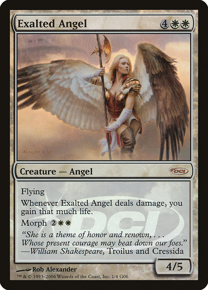 Exalted Angel [Judge Gift Cards 2006] - tcgcollectibles