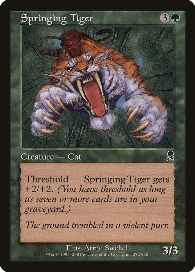 Springing Tiger [Odyssey] - tcgcollectibles