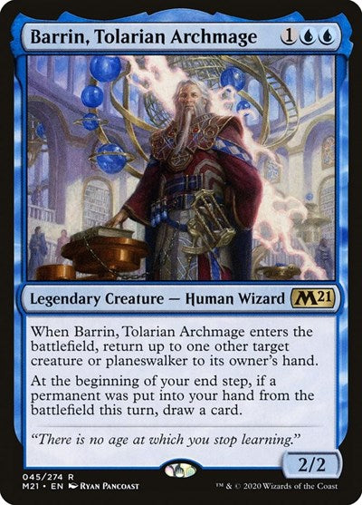 Barrin, Tolarian Archmage [Core Set 2021] - tcgcollectibles