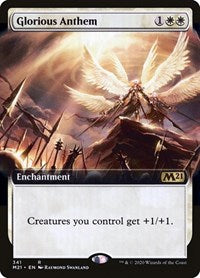 Glorious Anthem (Extended Art) [Core Set 2021] - tcgcollectibles