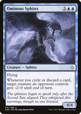 Ominous Sphinx [Hour of Devastation] - tcgcollectibles