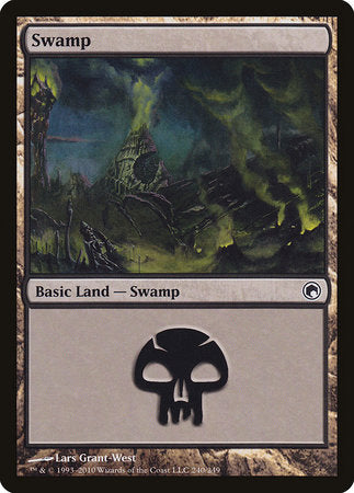 Swamp (240) [Scars of Mirrodin] - tcgcollectibles