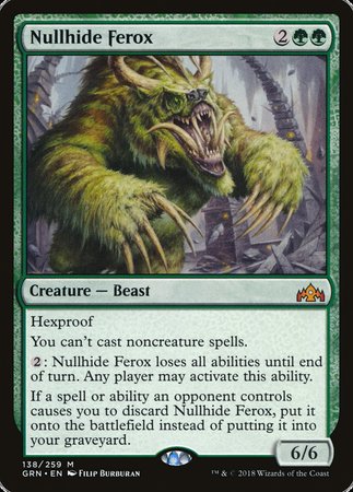 Nullhide Ferox [Guilds of Ravnica] - tcgcollectibles