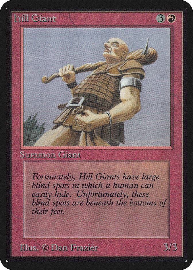 Hill Giant [Limited Edition Alpha] - tcgcollectibles