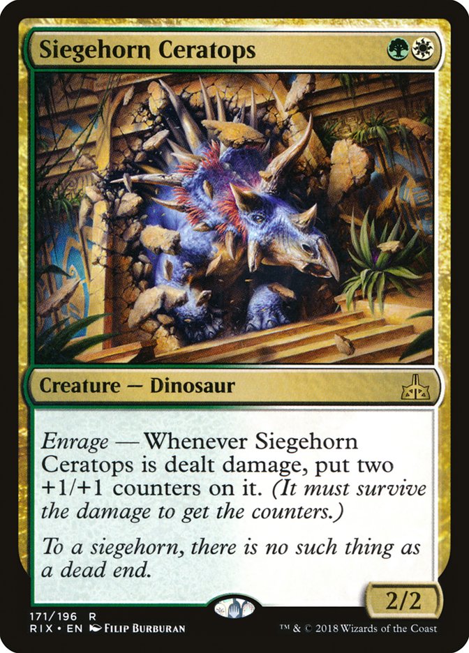 Siegehorn Ceratops [Rivals of Ixalan] - tcgcollectibles