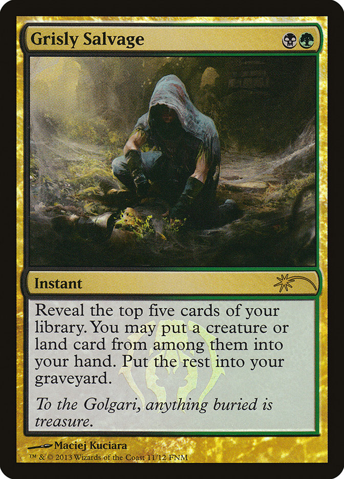 Grisly Salvage [Friday Night Magic 2013] - tcgcollectibles