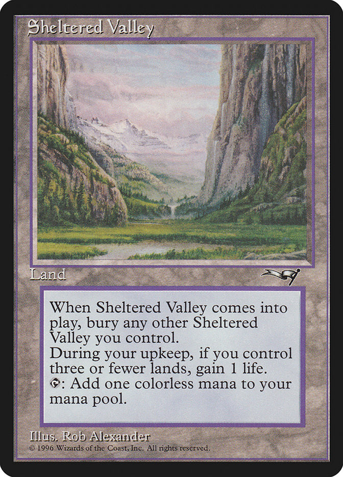 Sheltered Valley [Alliances] - tcgcollectibles