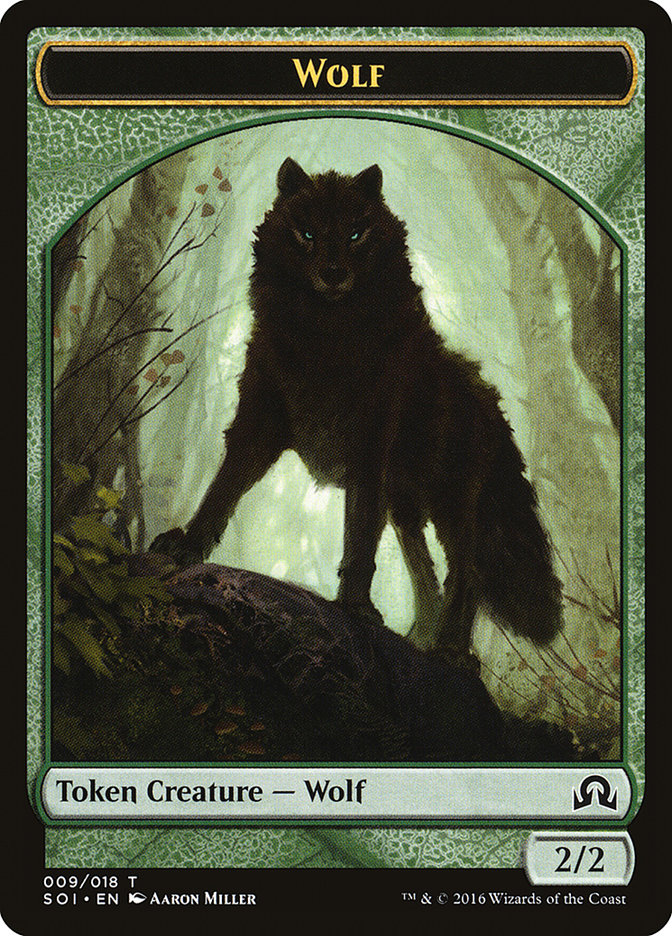 Wolf [Shadows over Innistrad Tokens] - tcgcollectibles