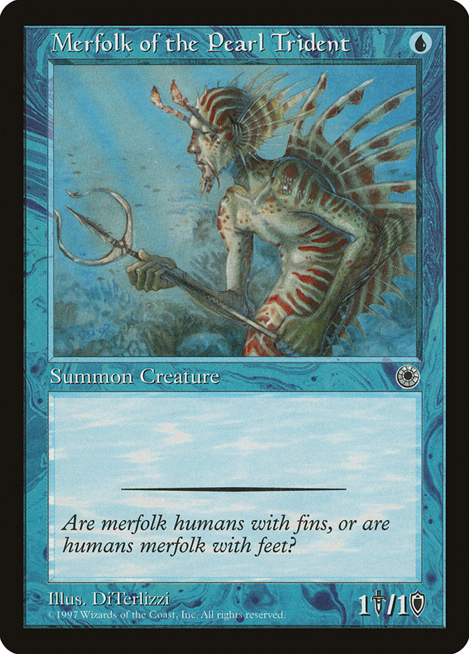 Merfolk of the Pearl Trident [Portal] - tcgcollectibles