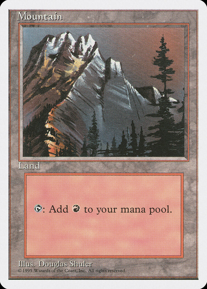 Mountain (373) [Fourth Edition] - tcgcollectibles