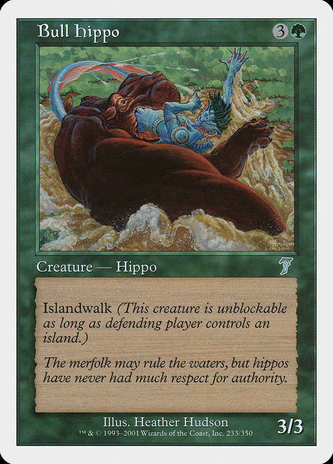 Bull Hippo [Seventh Edition] - tcgcollectibles