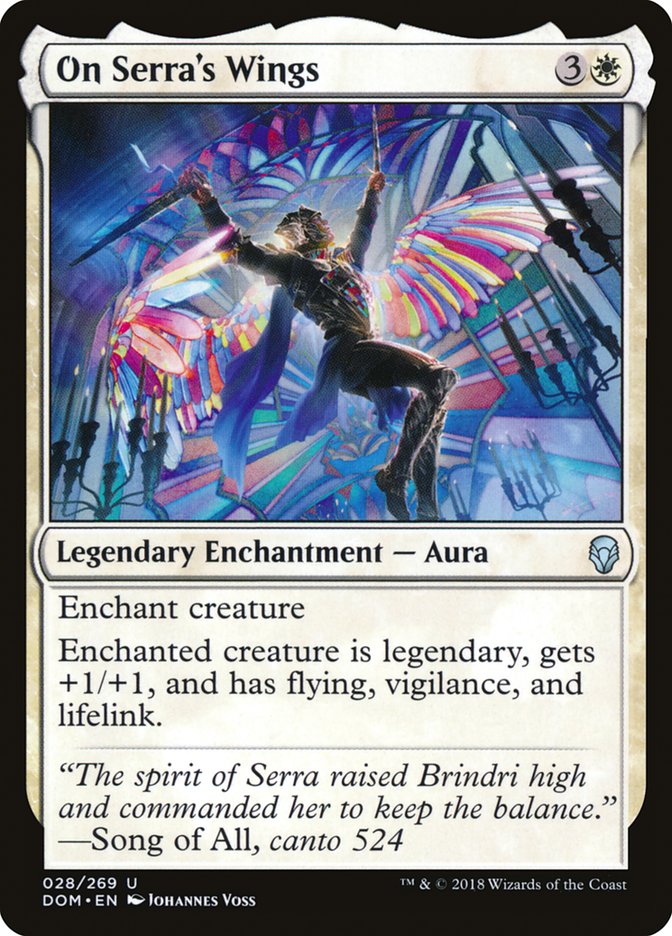 On Serra's Wings [Dominaria] - tcgcollectibles