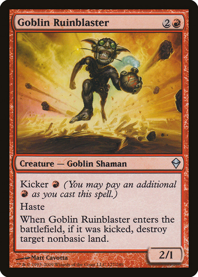 Goblin Ruinblaster [Zendikar] - tcgcollectibles