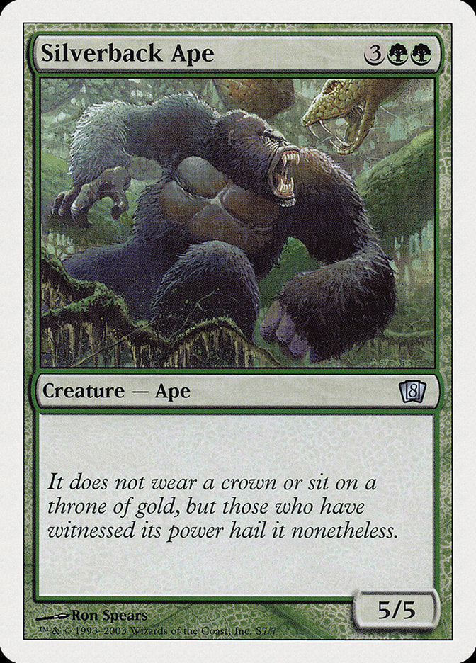 Silverback Ape [Eighth Edition] - tcgcollectibles