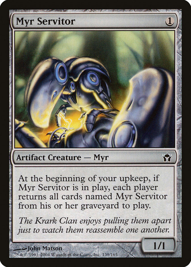 Myr Servitor [Fifth Dawn] - tcgcollectibles