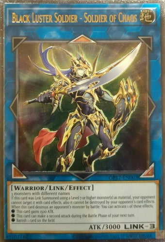 Tournament Black Luster Soldier - Yugioh TCG