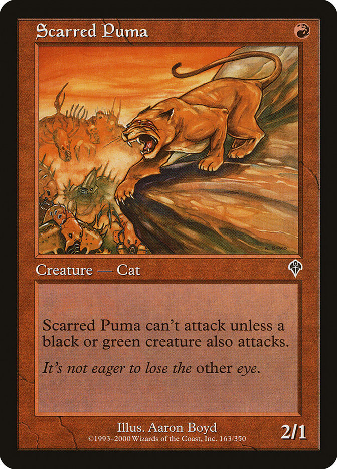Scarred Puma [Invasion] - tcgcollectibles